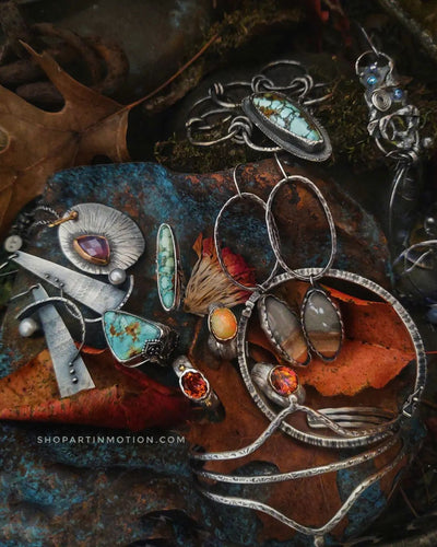 Art In Motion Jewelry & Metal Studio - Featured Artist - Art Walk Palestine - March 5th, 2022