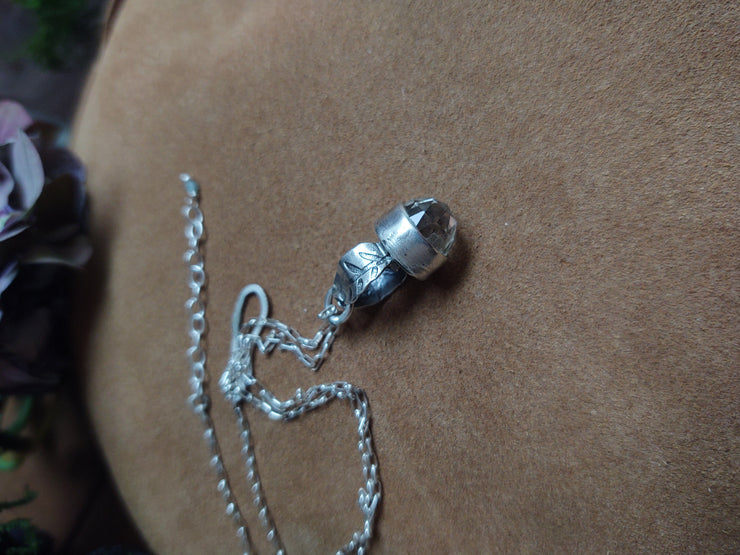 Flower Bud ~ Silver Necklace - Art In Motion Jewelry & Metal Studio LLC