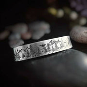 INTO THE FOREST • Mountain Bracelet - Art In Motion Jewelry & Metal Studio LLC