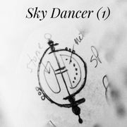 SKY DANCER - MINI KINETIC ART SCULPTURE COLLECTION #1 - Necklace - Art In Motion Jewelry & Metal Studio LLC