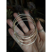 Large 3" Hoop Earrings - Art In Motion Jewelry & Metal Studio LLC