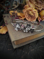 BLOOM COLLECTION • Floral Cuff Bracelet - Art In Motion Jewelry & Metal Studio LLC