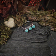 THE SHIFT - Sleeping Beauty Turquoise - Art In Motion Jewelry & Metal Studio LLC