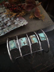 EPIC - Kingman Turquoise - Statement Cuff Bracelet - Art In Motion Jewelry & Metal Studio LLC