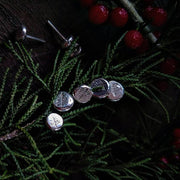 PINE FOREST -  Sterling Silver Individual Earring - Art In Motion Jewelry & Metal Studio LLC