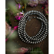 Sterling Silver Navajo Pearl Necklace - Art In Motion Jewelry & Metal Studio LLC
